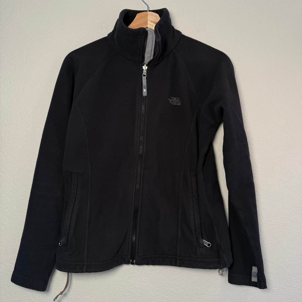 The North Face TKA 200 Fleece Jacket Full Zip Black Womens‎ Small S